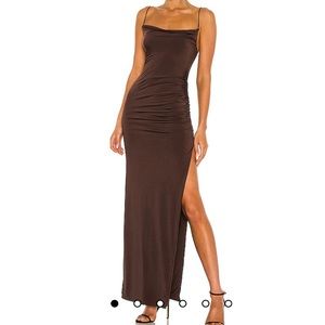 Odessa Gown in Espresso Brown